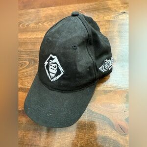 Yeti snow MX baseball hat adjustable black